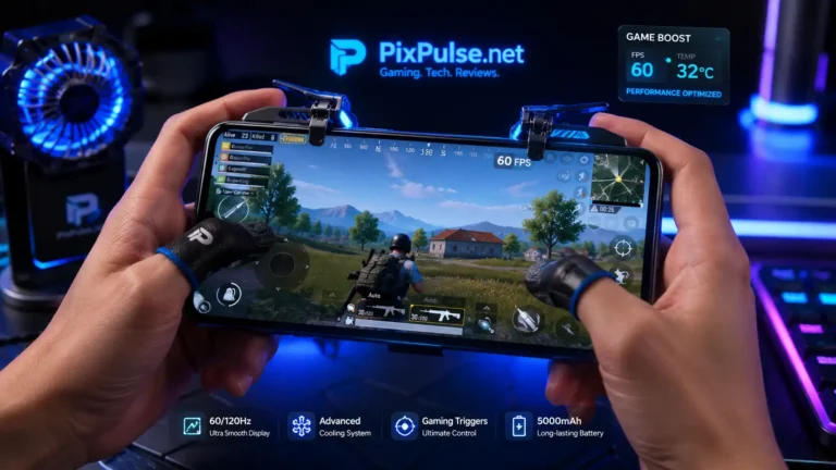 Best gaming phone running smooth mobile gameplay with cooling and FPS optimization