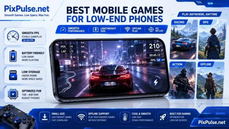 Best mobile games for low-end phones running smoothly on budget Android devices