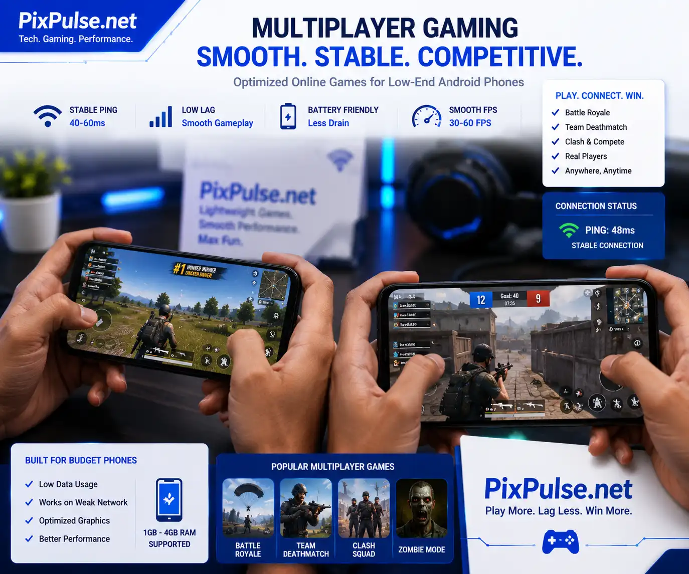 Best Mobile Games for Low-End Phones (No Lag & Offline) 2026
