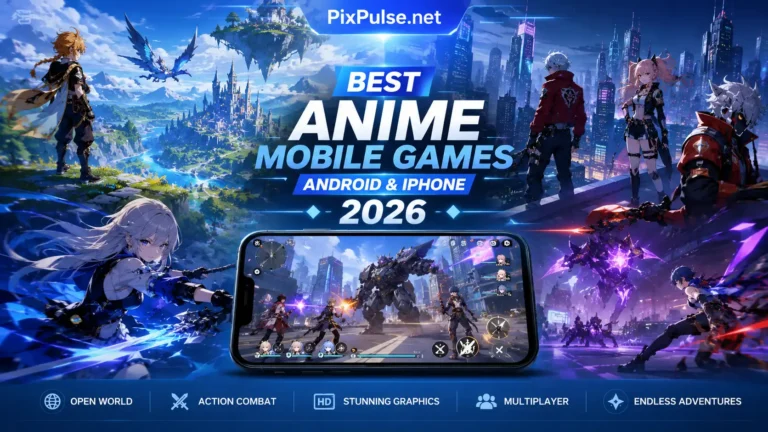 Best anime mobile games in 2026 featuring anime RPG gameplay on Android and iPhone