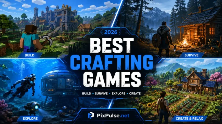 Best crafting games featuring sandbox survival building and exploration gameplay