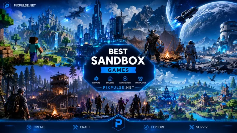 Best sandbox games in 2026 featuring survival, building, multiplayer, and open-world gameplay