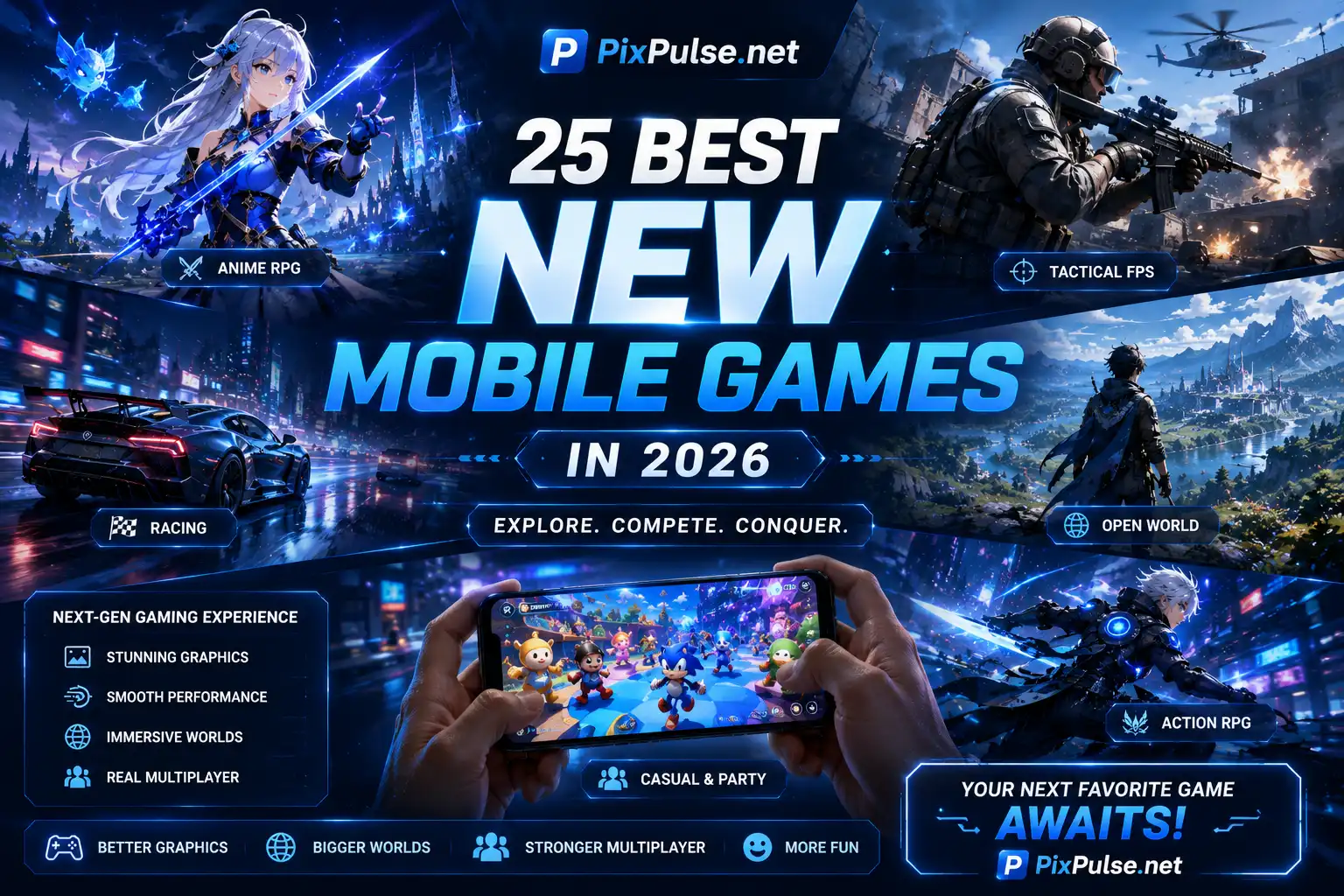 25 Best New Mobile Games in 2026 for Android & iPhone