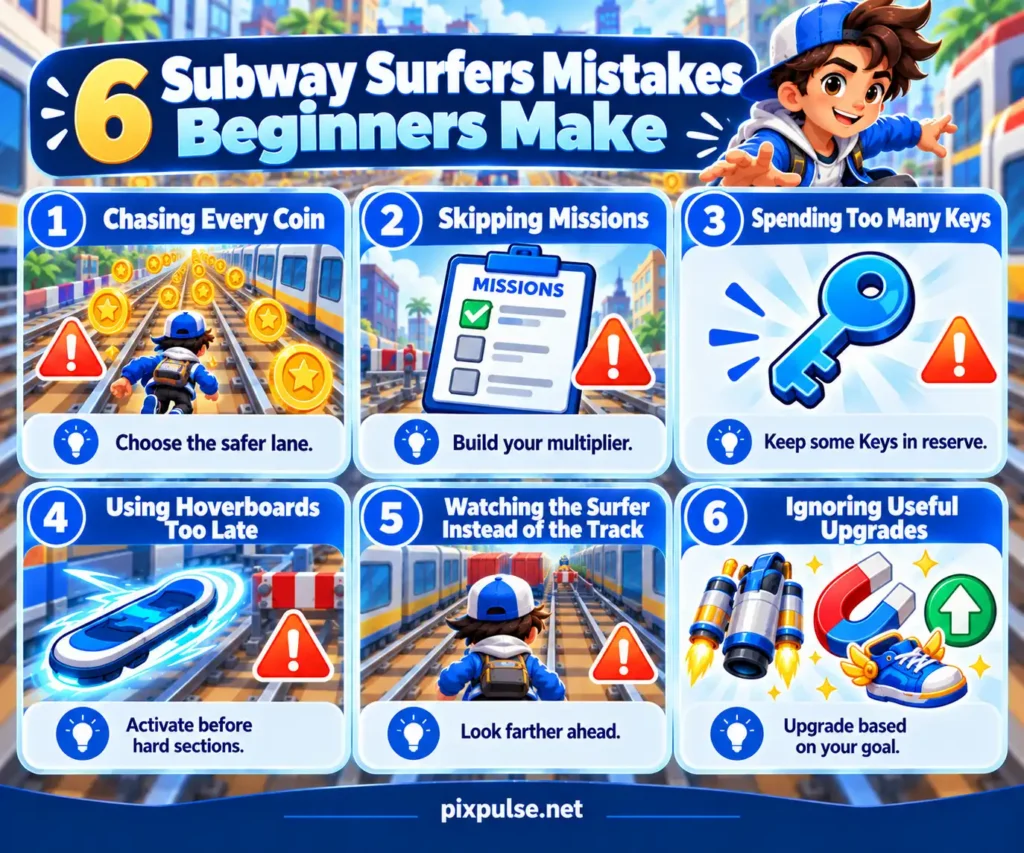 Common Subway Surfers beginner mistakes and simple ways to avoid them